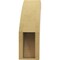 Ekena Millwork 5-inch W x 16-inch D x 16-inch H Thorton Rough Cedar Woodgrain TimberThane Knee Brace, Primed BRCUR05X16X16THRRCPR - alternate 3
